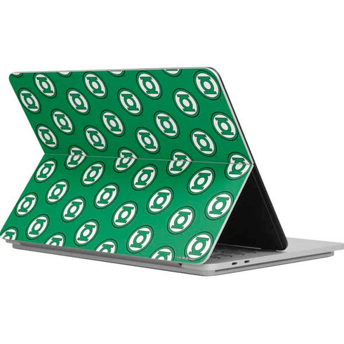 DC Comics Green Lantern Logo Pattern Surface Laptop Studio Skin